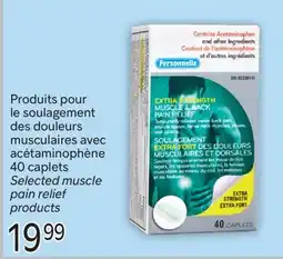 Brunet Personnelle Produits pour le soulagement des douleurs musculaires avec acétaminophène offer
