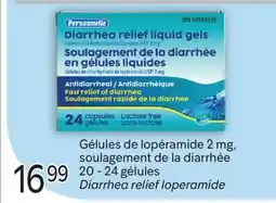 Brunet Personnelle Gélules de lopéramide 2 mg, soulagement de la diarrhée 20 - 24 gélules offer