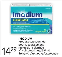 Brunet IMODIUM Produits sélectionnés pour le soulagement rapide de la diarrhée offer