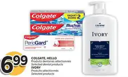 Brunet COLGATE, HELLO Produits dentaires sélectionnés IVORY Produits sélectionnés offer