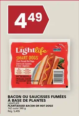 Rachelle-Bery Grocery LIGHTLIFE PLANT-BASED BACON OR HOT DOGS offer