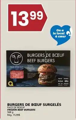 Rachelle-Bery Grocery FACE DE BOEUF FROZEN BEEF BURGERS offer