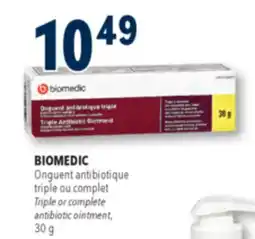 Familiprix BIOMEDIC Triple or complete antibiotic ointment, 30g offer