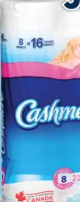 Familiprix CASHMERE Bathroom tissue, 8 double rolls offer