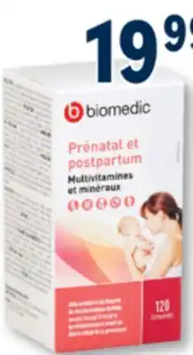 Familiprix Biomedic Multivitamins and Minerals Prenatal and Postpartum tablets 120un offer