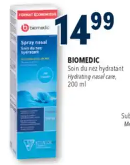 Familiprix Biomedic nasal spray medium stream value size offer