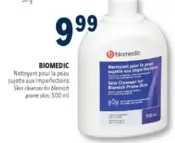 Familiprix Biomedic skin cleanser for blemish prone skin offer