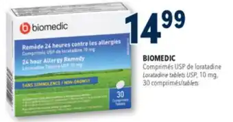 Familiprix Biomedic non-drowsy 24 hour allergy remedy tablets 30un offer