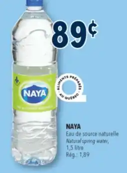 Familiprix NAYA Natural spring water 1,5litre offer