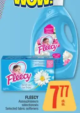 Jean Coutu FLEECY Selected fabric softeners offer