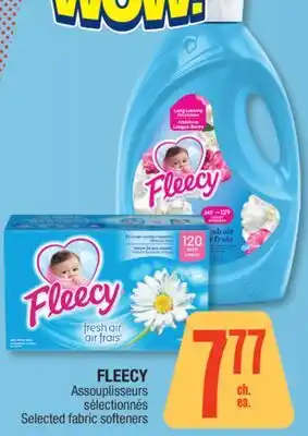 Jean Coutu FLEECY Selected fabric softeners offer