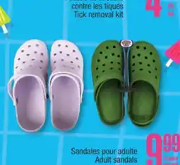 Jean Coutu Adult sandals offer