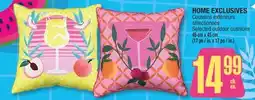 Jean Coutu HOME EXCLUSIVES Selected outdoor cushions offer
