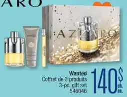 Jean Coutu Wanted 3-pc. gift set offer