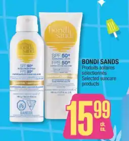 Jean Coutu BONDI SANDS Selected suncare products offer