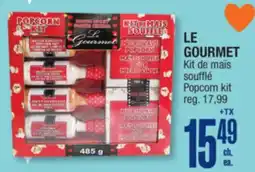 Jean Coutu LE GOURMET Popcorn kit offer
