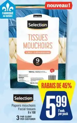 Jean Coutu Facial tissues offer