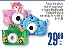 Jean Coutu Selected digital cameras for children offer