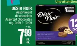 Jean Coutu DÉSIR NOIR Assorted chocolates offer