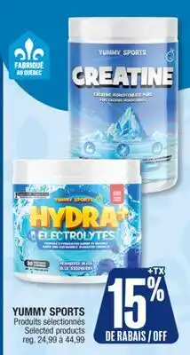 Jean Coutu YUMMY SPORTS Selected products offer