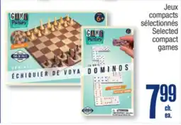 Jean Coutu Selected compact games offer