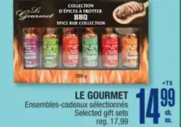 Jean Coutu LE GOURMET Selected gift sets offer