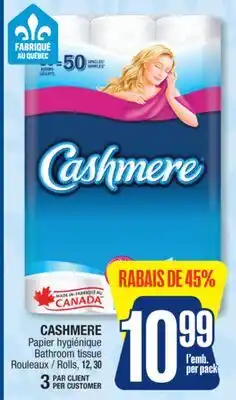 Jean Coutu CASHMERE Bathroom tissue offer