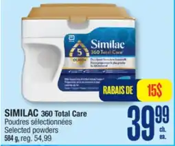 Jean Coutu SIMILAC 360 Total Care Selected powders offer