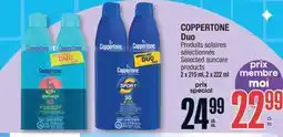 Jean Coutu COPPERTONE Duo Selected suncare products offer