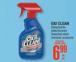 Jean Coutu OXI CLEAN Selected stain remover products offer