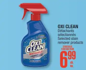 Jean Coutu OXI CLEAN Selected stain remover products offer