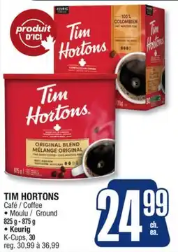 Jean Coutu TIM HORTONS Coffee Ground 825 g - 875 g Keurig K-Cups, 30 offer