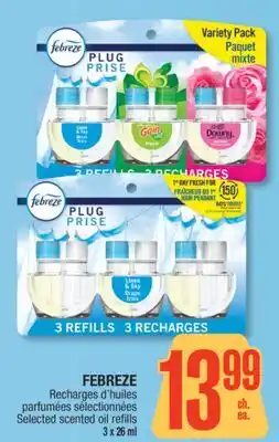 Jean Coutu FEBREZE Rechargeables Selected scented oil refills offer