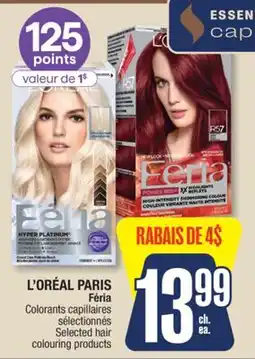 Jean Coutu L'OREAL PARIS Féria Selected hair colouring products offer