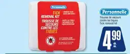 Jean Coutu PERSONNELLE Tick removal kit offer