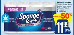 Jean Coutu SPONGE TOWELS Selected paper towels offer