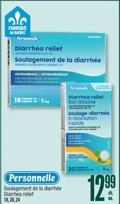 Jean Coutu Personnelle Diarrhea relief offer