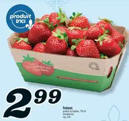 Marché Richelieu FRAISES | STRAWBERRIES offer