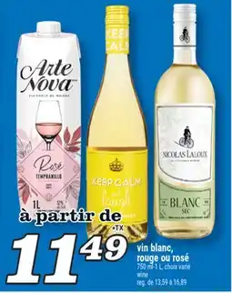 Marché Richelieu VIN BLANC, ROUGE OU ROSÉ | WINE offer
