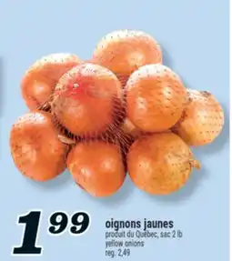 Marché Richelieu OIGNONS JAUNES | YELLOW ONIONS offer