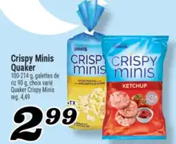Marché Richelieu CRISPY MINIS QUAKER | QUAKER CRISPY MINIS offer