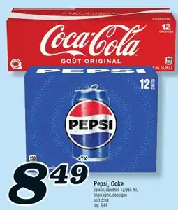 Marché Richelieu PEPSI, COKE | SOFT DRINK offer
