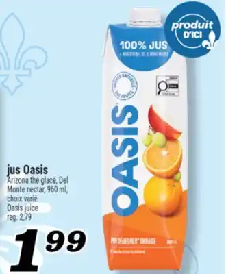 Marché Richelieu JUS OASIS | OASIS JUICE offer
