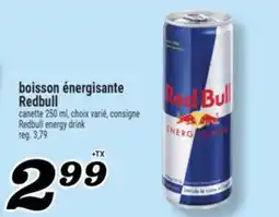 Marché Richelieu BOISSON ÉNERGISANTE REDBULL | REDBULL ENERGY DRINK offer