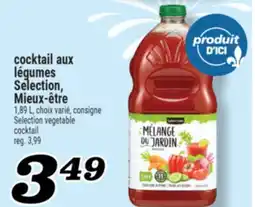 Marché Richelieu COCKTAIL AUX LÉGUMES SELECTION, MIEUX-ÊTRE | SELECTION VEGETABLE COCKTAIL offer