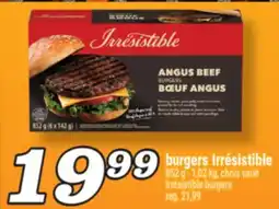 Marché Richelieu BURGERS IRRÉSISTIBLE | IRRÉSISTIBLE BURGERS offer