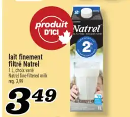 Marché Richelieu LAIT FINEMENT FILTRÉ NATREL | NATREL FINE-FILTERED MILK offer