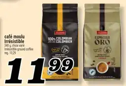 Marché Richelieu CAFÉ MOULU IRRESISTIBLE | IRRÉSISTIBLE GROUND COFFEE offer