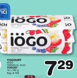 Marches Tradition IÖGO CRÉMEUX, DUO YOGURT offer
