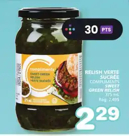 Marches Tradition COMPLIMENTS SWEET GREEN RELISH offer